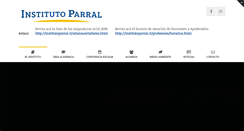 Desktop Screenshot of institutoparral.cl